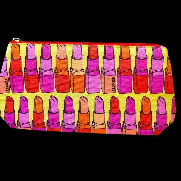 CLINIQUE Makeup Bag Zipper Pouch Lot of 2 Bags New - Picture 5 of 12